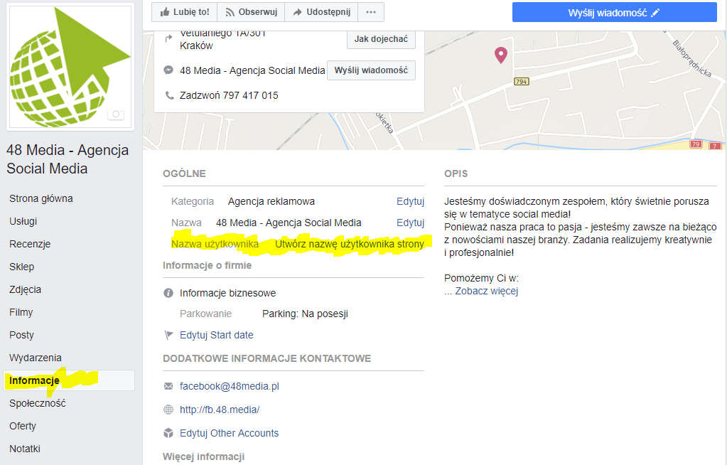 1Nazwa Uzytkownika Strony Facebook